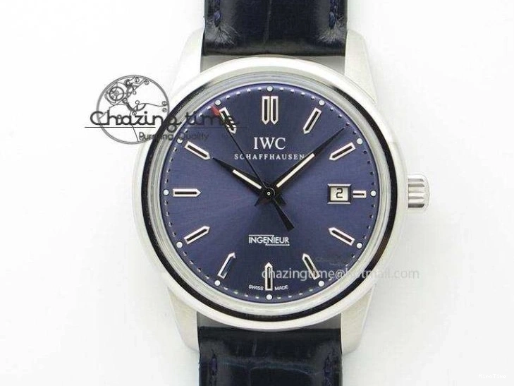 MIROTIME 0315 Mark XVIII IW327006 Titanium M+F 1:1 Best Edition Black Dial on Brown Leather Strap A Efficient 7052